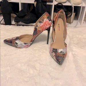 Floral Print Stilettos (Tilla)